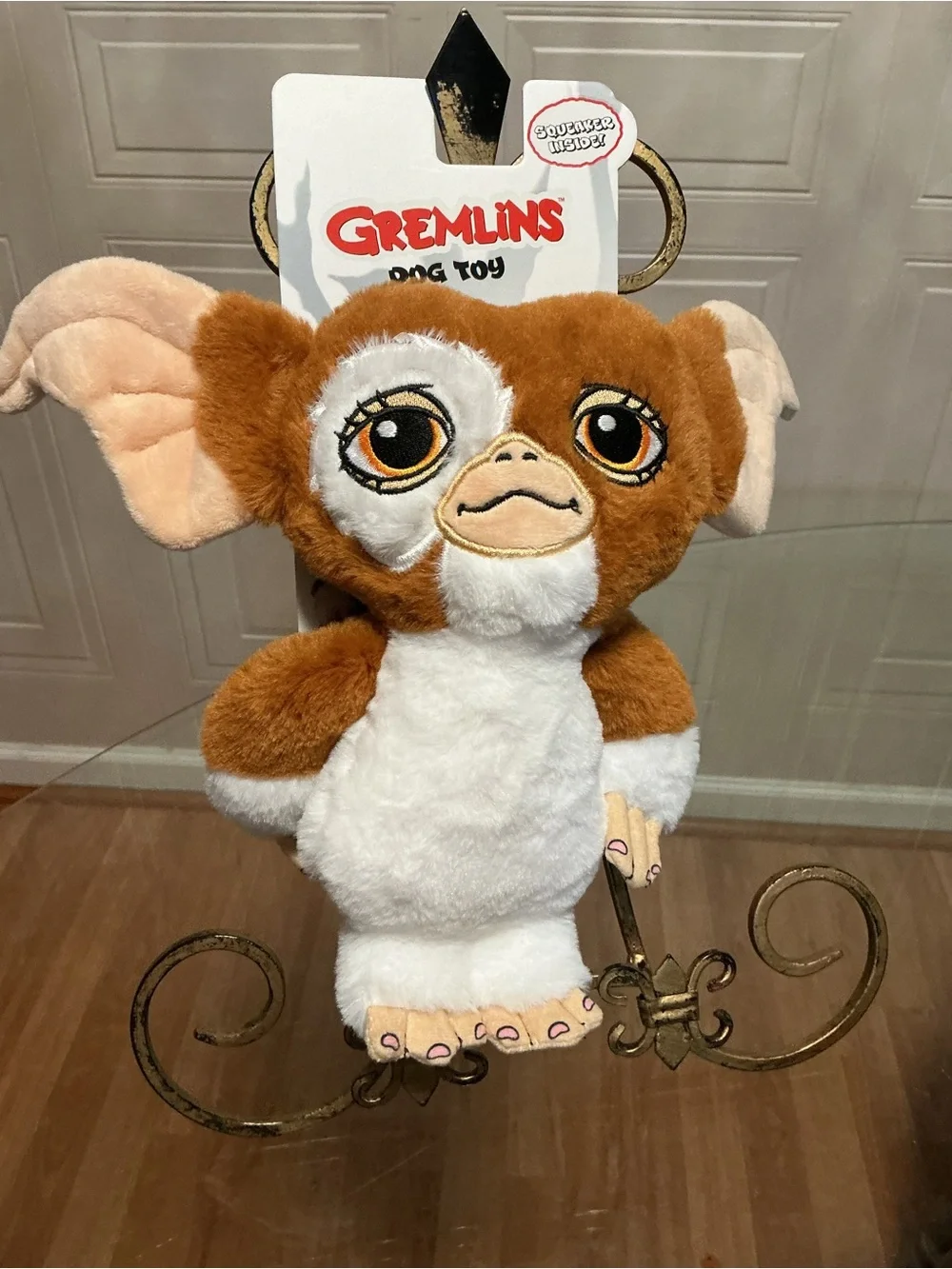 Brand New Dog Toy Squeaker Plush - Gremlins Gizmo Stand NEW Spueaky Dog Toy 11”